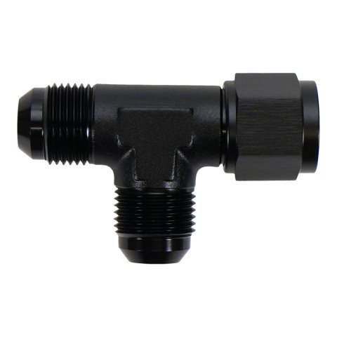 DeatschWerks 10AN Male Flare to Female Flare Swivel Tee on Straight