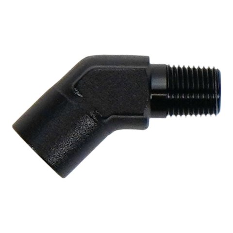 DeatschWerks 1/8in NPT Female to 1/8in NPT Male 45-Degree Fitting