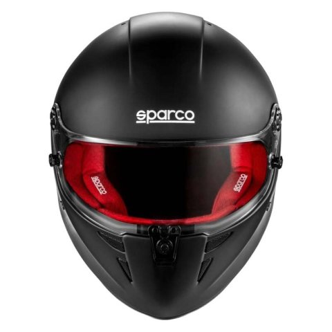 SPARCO Stealth RF Helmet - Medium - Matte Black/Red