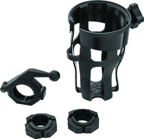 Kuryakyn Reflex Drink Holder With Bar Mount Universal Black