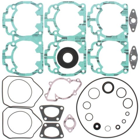 Vertex Pistons 10-14 Grand Touring Sport 600 ACE/04-09 GSX Sport 500 SS Complete Gasket Kit w/ Seals