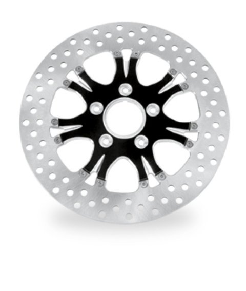 Performance Machine Disc/Carr 11.5 Heathen Rear Left - Contrast Cut Platinum