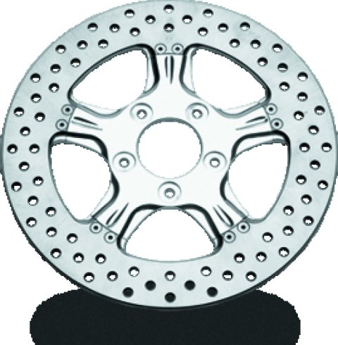Performance Machine Disc/Carr 11.5 Wrath Front - Chrome