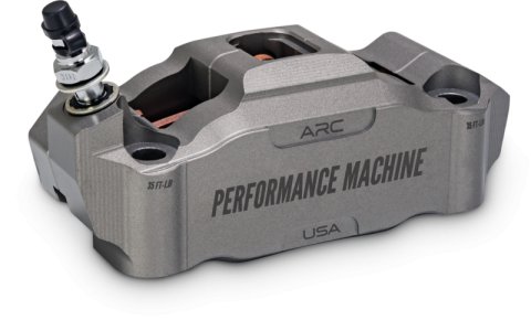 Performance Machine 125 x 4 Race Series Radial Mount Caliper with ARC - Left - Gunmetal Grey