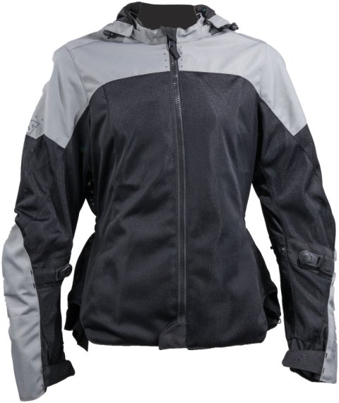 Speed and Strength Starstruck Mesh Jacket Grey/Black Womens - XS