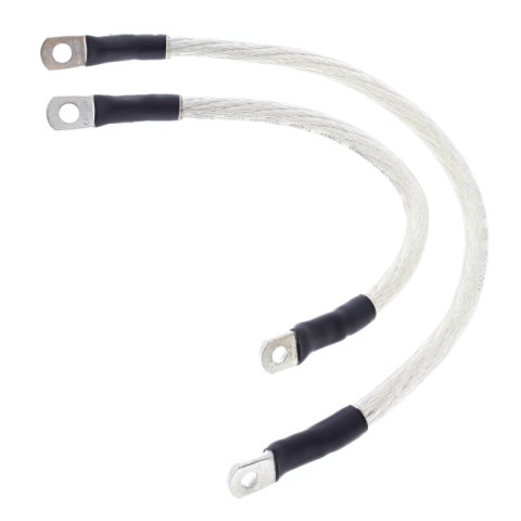 All Balls Racing 81-86 Harley-Davidson XL Battery Cable Kit Clear