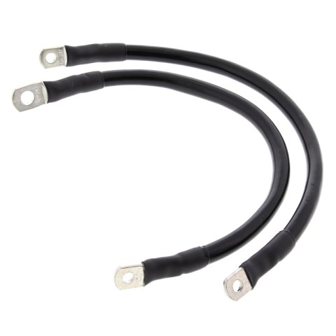 All Balls Racing 04-09 Harley-Davidson XL 883 Battery Cable Kit Black