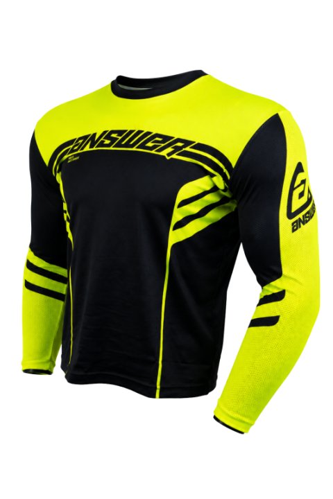 Answer 25 Arkon Nitrus Jersey Black/Hyper Acid Youth - XL