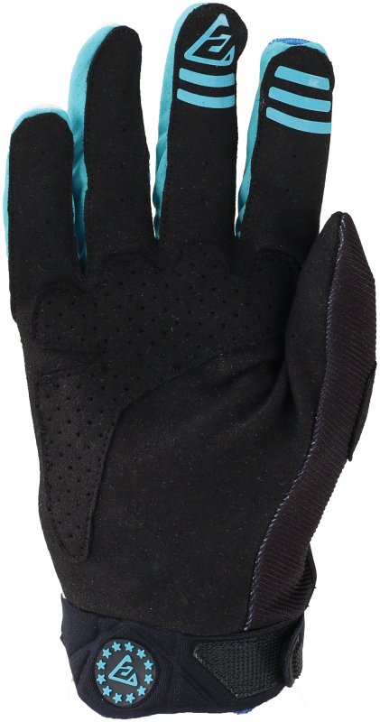 Answer Peak Flo Gloves Black/Blue/White Youth - XL