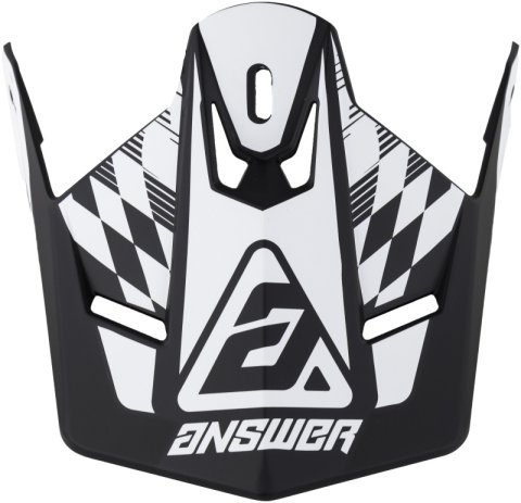 Answer AR1 Sweep Visor Black/White