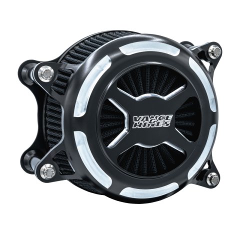 Vance & Hines HD Touring 08-16 VO2 X Intake Black Contrast