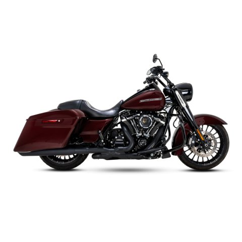 Vance & Hines 17-24 Harley-Davidson Trike Road Glide 3 FreeWheeler FLRT Twin Slash Slip-ons - Black