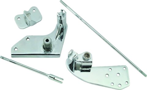 Bikers Choice 87-99 FXST/C/S Chrome 3 Inch Extended Forward Control Kit W/O Engine Guards