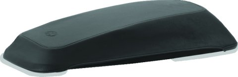 Mustang 08-21 Harley FL Touring Saddlebag Lid Covers - Black