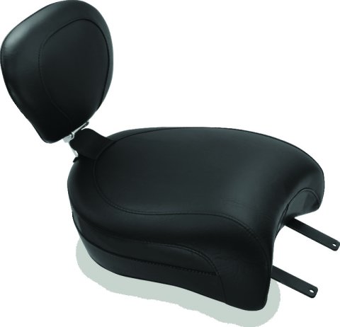 Mustang 97-07 Harley Electra Glide, Rd Glide Super Touring 1PC Seat - Black