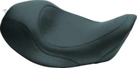 Mustang 06-17 Harley Dyna Wide Tripper Forward Solo Seat - Black