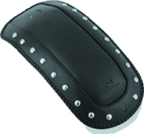Mustang 08-21 Harley Electra Glide Std,Rd Glide,Rd King,Str Glide Solo Seat Blk Pearl Studs - Black