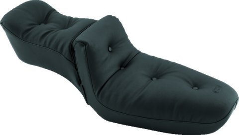 Mustang 82-03 Harley Sportster Duke 1PC Seat Regal - Black