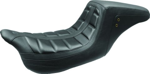 Mustang 08-21 Harley Electra Glide,Rd Glide,Rd King, Str Glide Squareback 1PC Seat - Black