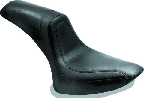 Mustang 84-06 Harley Standard Rear Tire Fastback 1PC Seat - Black