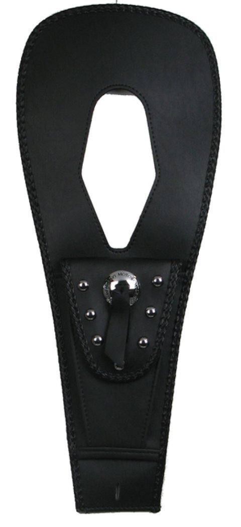 Mustang 04-09 Honda VTX1300C Cruiser, 03-09 Retro,03-07 S Tank Bib w/Studs - Black