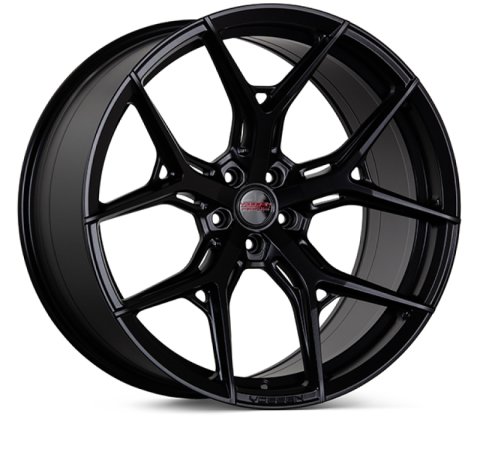 Vossen HF5 - 20x10.5 - ET32 - 5x114.3 - 70.6 - Deep - Satin Black Wheel