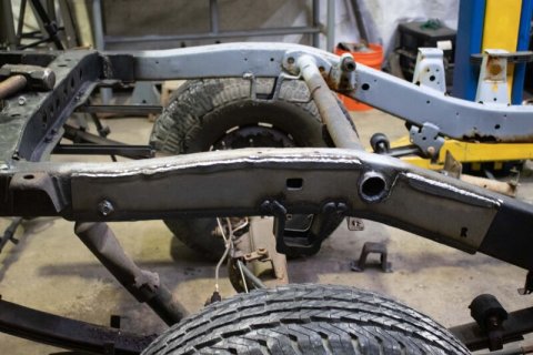 Rust Buster Over Axle Frame Section Left Side