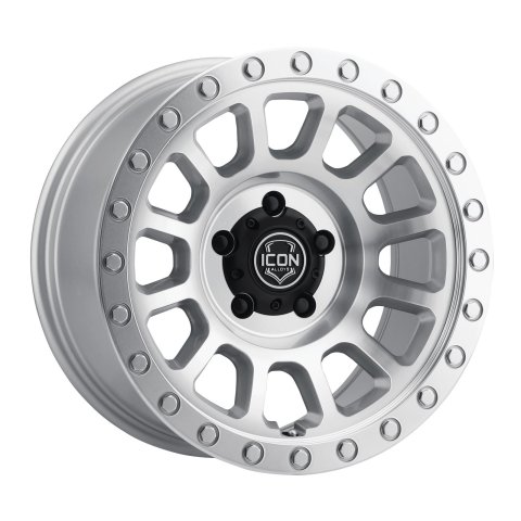 ICON Hulse 18x9 5x150 25mm Offset 6in BS Silver Machined