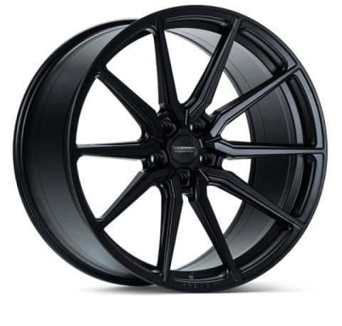 Vossen HF-3 22x11 / 5x127 / ET-6 / Super Deep / 71.5 - Satin Black Wheel