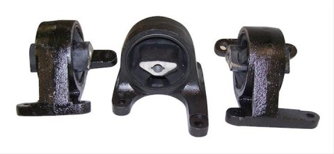 Crown Automotive Motor Mount Kits 52058936K Mounts, Steel, Black, Transmission Mount, Jeep, 4.7L, Kit