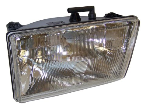 Crown Automotive Headlight Assemblies for 1993-1996 GRAND CHEROKEE - 55054576 Assembly, Passenger Side, OEM Style, Clear Lens, European, Jeep, Each