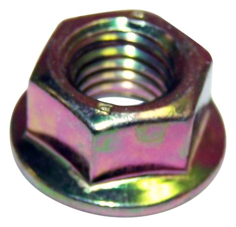 Crown Automotive Replacement Nuts for 1999-2004 GRAND CHEROKEE - 6505822AA Nut, Replacement, Flange Style, 10mm x 1.50 Thread Size, Steel, Zinc Plated, Each