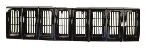 Crown Automotive Grilles for 1993-1998 GRAND CHEROKEE - 5DF54MX8 Grille, ABS Plastic, Black, Jeep, Each