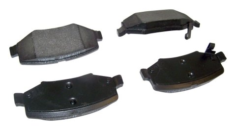 Crown Automotive Brake Pads 68003776AA Pads, Semi-metallic, Rear, Dodge, Jeep, Set