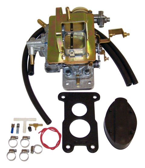 Crown Automotive CFM 2-Barrel Carburetor K490 Carburetor, 2-barrel, Electric Choke, Single Fuel Inlet, Jeep, Each