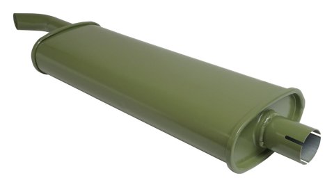 Crown Automotive Mufflers A6118 Muffler, 1941-1945 MB; 1945-1945 CJ-2A (Up to Serial # 18638
