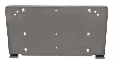 Crown Automotive License Plate Brackets 5288487AB Bracket, Stainless Steel, Chrysler, Dodge, Jeep, Each