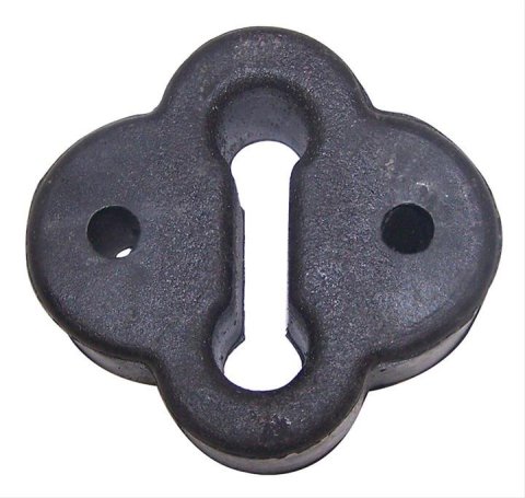 Crown Automotive Exhaust Hangers for 1987-1995 WRANGLER - 52018814 Hanger, Insulator Style, Rubber, Black, 2.50 in. Length, Jeep, Each