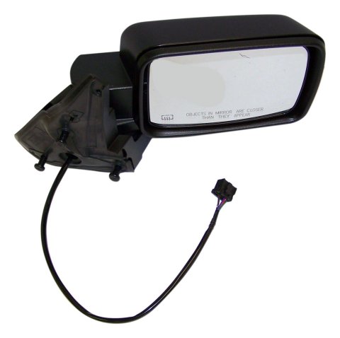 Crown Automotive Side View Mirrors for 2006-2010 COMMANDER - 55396636AD Mirror, Replacement, Passenger Side, Electric, Flat, Heated, Black Housing, Jeep, Each