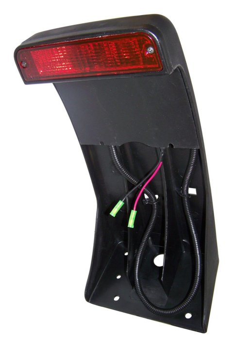 Crown Automotive Third Brake Light Assemblies for 1997-2017 WRANGLER, 2018 WRANGLER JK - 55055280AB Assembly, Tailgate Location, Incandescent, Red Lens, Jeep, Each