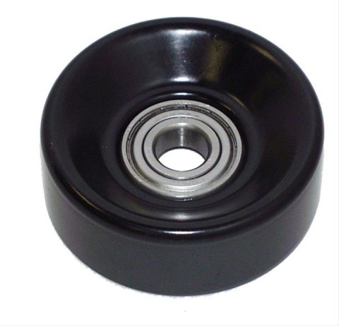 Crown Automotive Idler Pulleys for 1993-1998 GRAND CHEROKEE - 53009508 Pulley, Serpentine, Plastic, Black, Jeep, 5.2L, 5.9L, Each