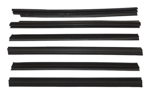 Crown Automotive Weatherstripping Seals for 1984-1996 CHEROKEE - 55235404MK Door Window Belt Weatherstrip Kit XJ Cherokee;