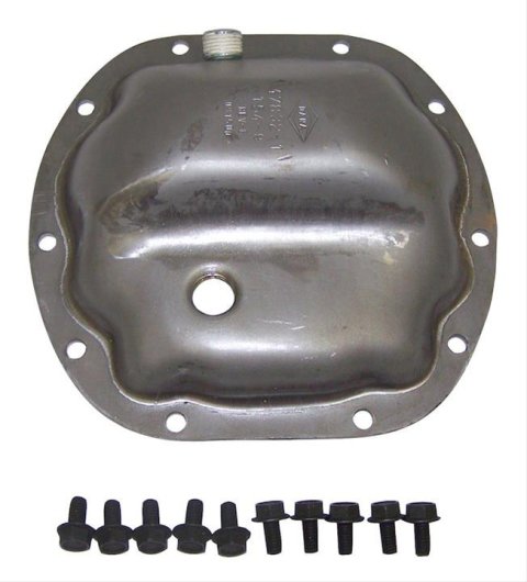Crown Automotive 10 Bolt Dana 30 Differential Cover 5012451AA Cover, 10-bolt, Steel, Natural, 30, Jeep, Each