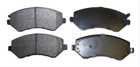Crown Automotive Brake Pads 5066427T Pads, Semi-metallic, Front, Jeep, Set