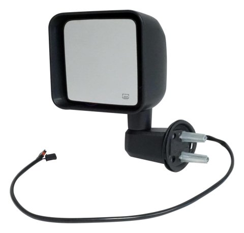 Crown Automotive Side View Mirrors for 2015-2017 WRANGLER, 2018 WRANGLER JK - 68249847AC Mirrors, Replacement, View, Left, Plastic, Textured Black, Jeep, Each