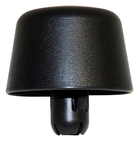 Crown Automotive Hood Bump Stops 55395650AD Stop, Rubber, Black, Jeep, Each