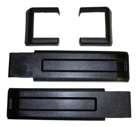 Crown Automotive - Tailgate Hinge Covers for 2007-2017 WRANGLER, 2018 WRANGLER JK 55397091K Cover Set, Upper & Lower Cover Set 2007-2018 Jeep Wrangler