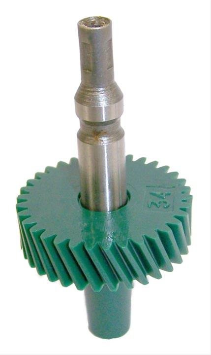 Crown Automotive Speedometer Gears for 1993-2001 CHEROKEE, 1993-2006 WRANGLER - 52067634 Gear, Driven, 34-Tooth, Steel/Plastic, Green, New Process 231, Jeep, Each
