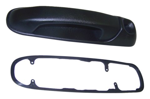 Crown Automotive Exterior Door Handles 55136351AD Handle, Exterior, Plastic, Black, Jeep, Driver Side Front, Each