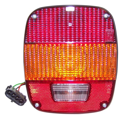 Crown Automotive Taillight Assemblies J5764204 Assembly, OEM Style Replacement, Incandescent, Australian, European, Jeep, Each